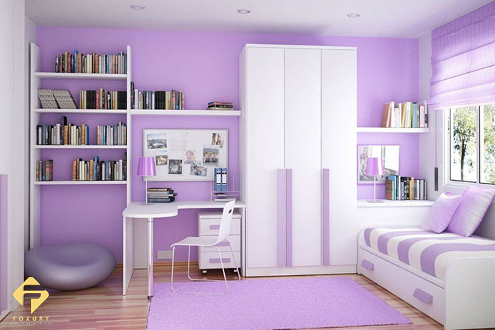 nội thất phòng học bé gái