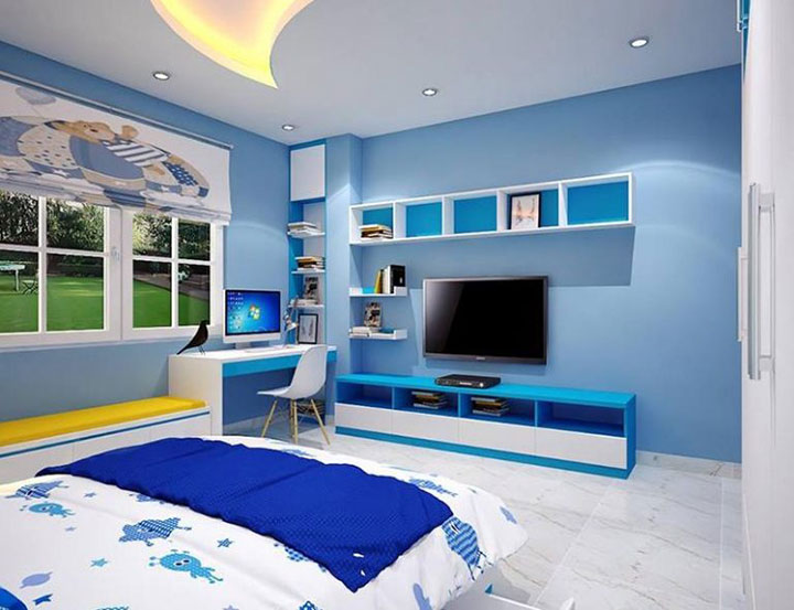 nội thất phòng ngủ bé trai