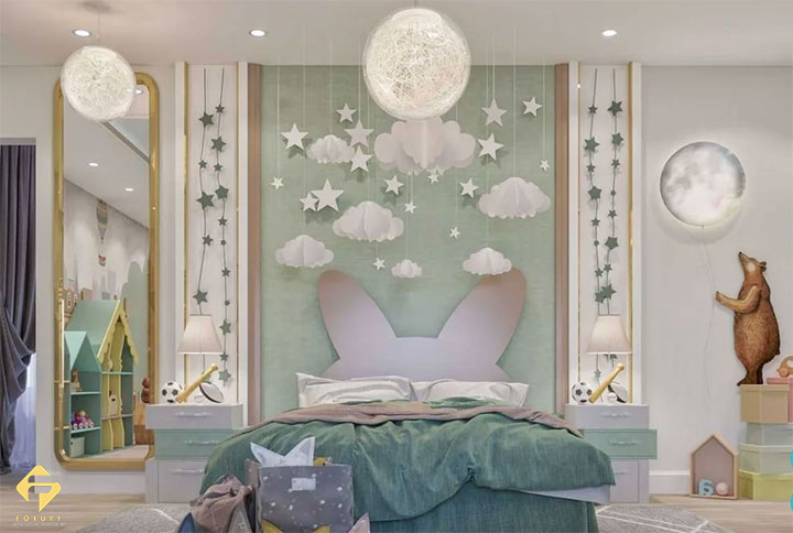 nội thất phòng ngủ bé gái 10 tuổi