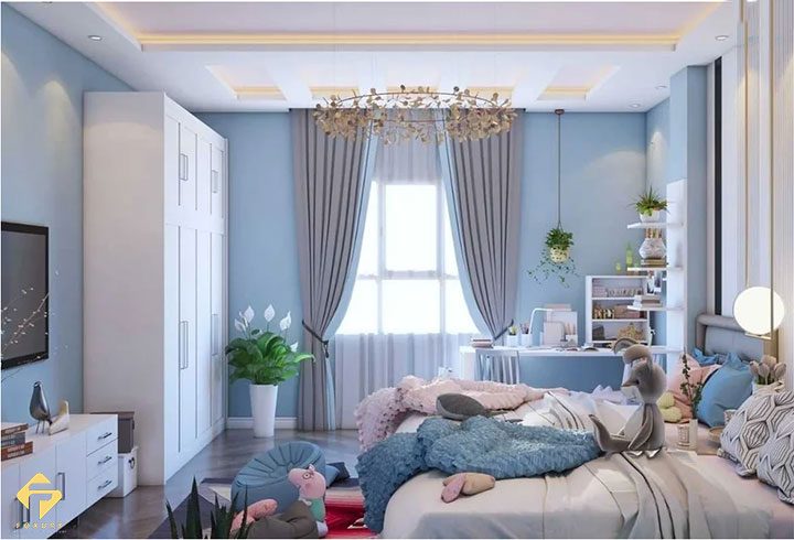 nội thất phòng ngủ bé gái 10 tuổi