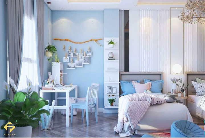 nội thất phòng ngủ bé gái 10 tuổi