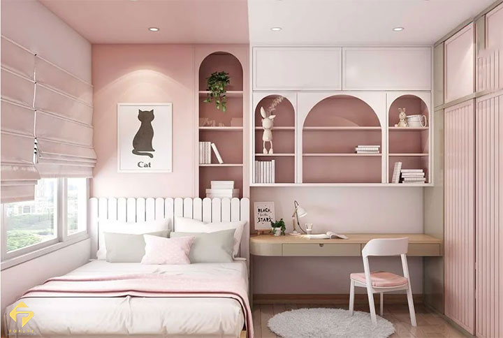 nội thất phòng ngủ bé gái 12 tuổi