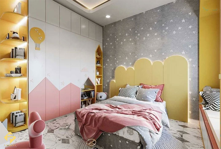 nội thất phòng ngủ bé gái 10 tuổi
