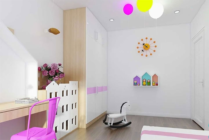 nội thất phòng ngủ bé gái 5-7 tuổi
