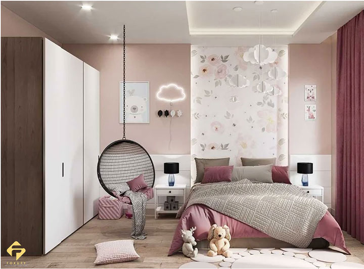 nội thất phòng ngủ bé gái 10 tuổi