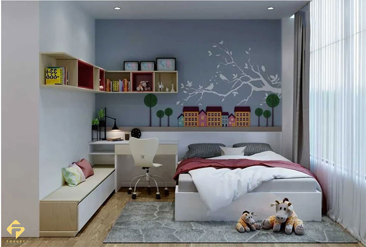 nội thất phòng ngủ bé gái 12 tuổi