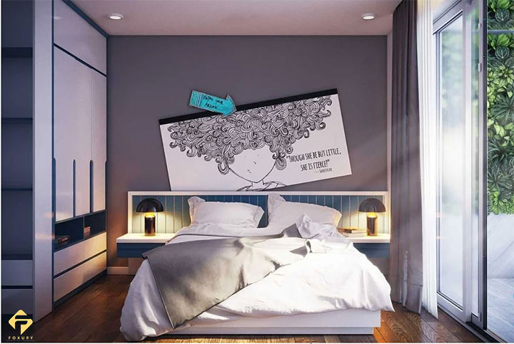 nội thất phòng ngủ bé gái 15 tuổi