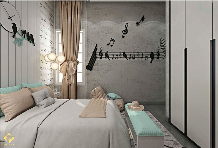 nội thất phòng ngủ bé gái 15 tuổi