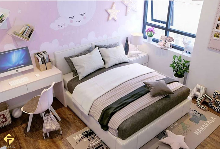 nội thất phòng ngủ bé gái 15 tuổi