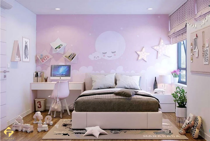nội thất phòng ngủ bé gái 15 tuổi