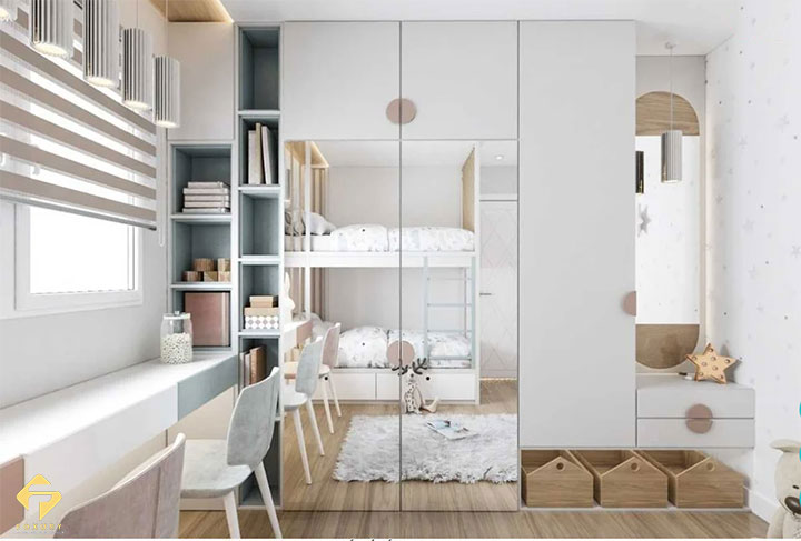 nội thất phòng ngủ bé gái 10 tuổi