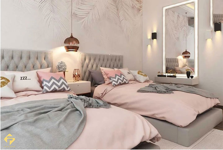 nội thất phòng ngủ bé gái 12 tuổi