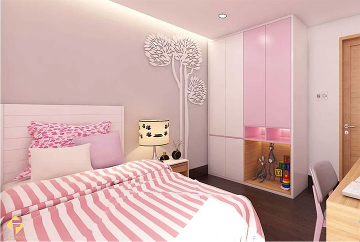 nội thất phòng ngủ bé gái 12 tuổi