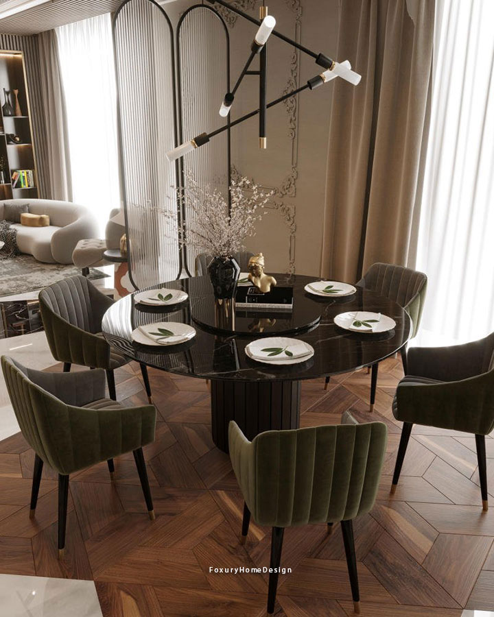 nội thất bếp phong cách luxury