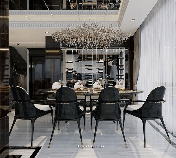 nội thất bếp phong cách luxury