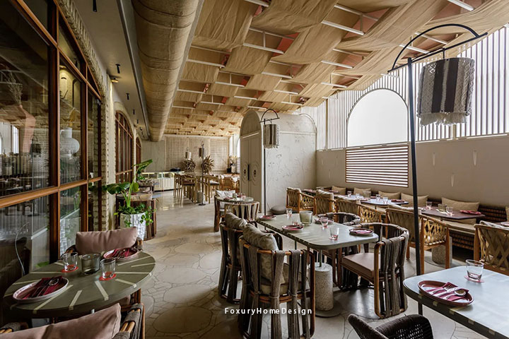 nhà hàng phong cách vintage