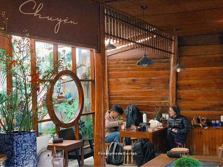 nhà hàng phong cách vintage