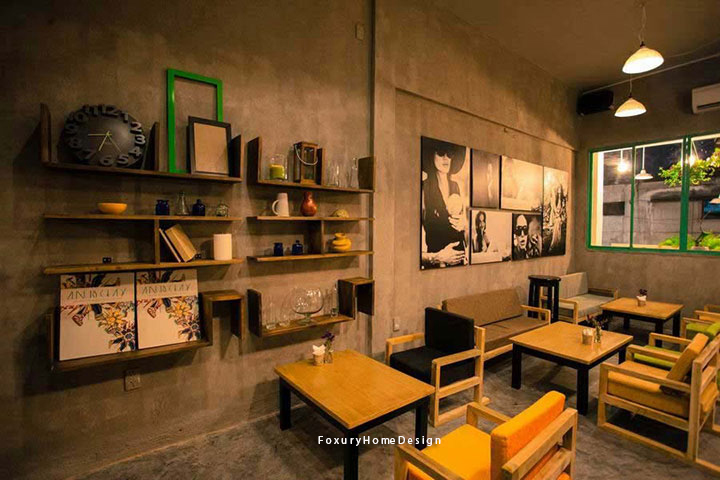 nhà hàng phong cách vintage