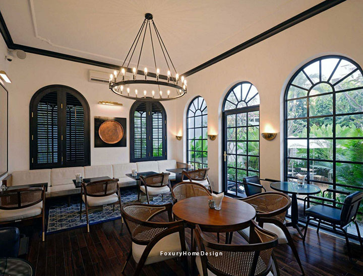 nhà hàng phong cách vintage