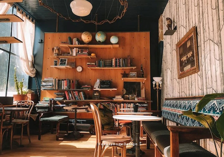 nhà hàng phong cách vintage